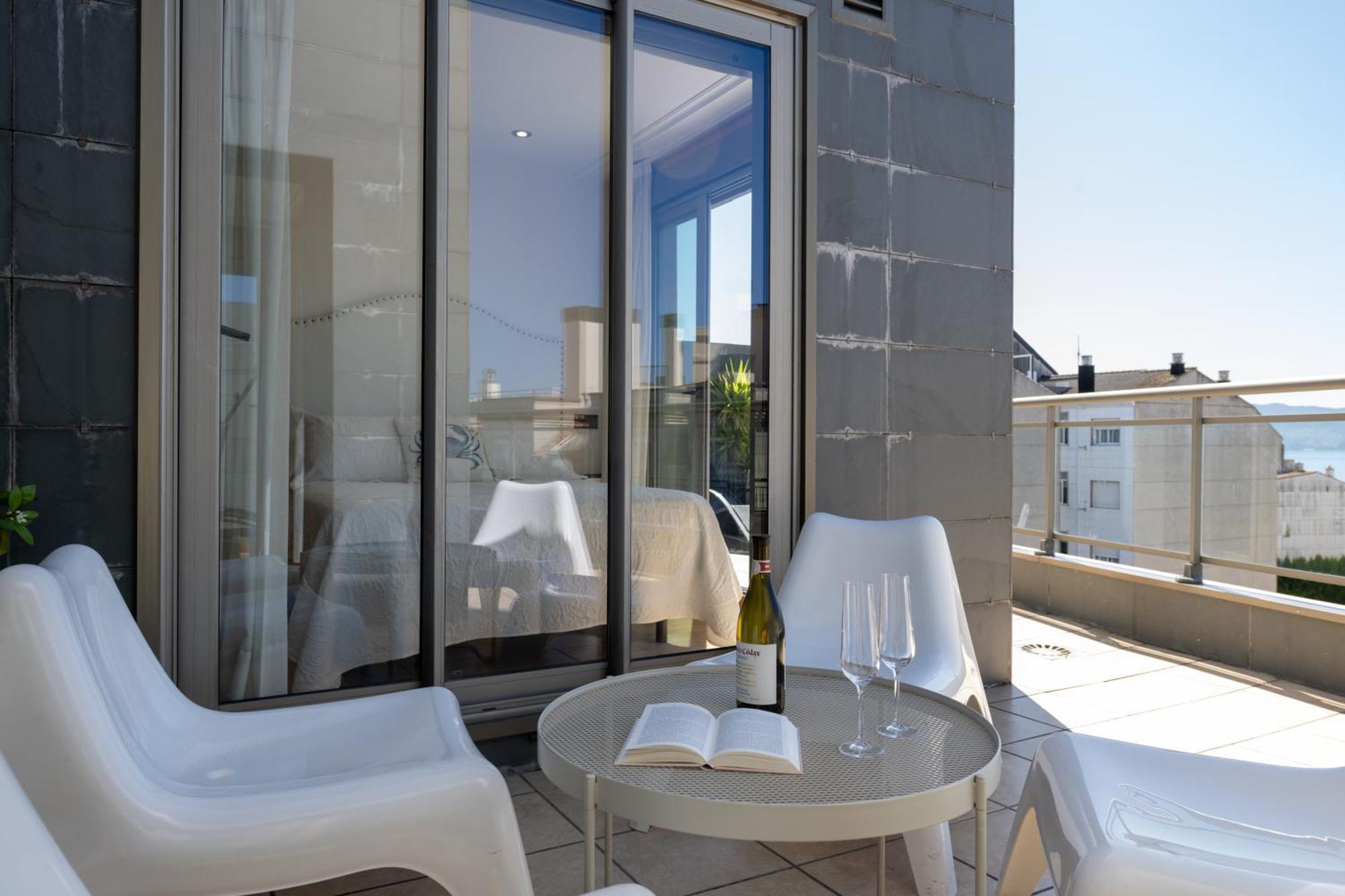 Ferienwohnung Atico De Lux Sanxenxo Exterior foto