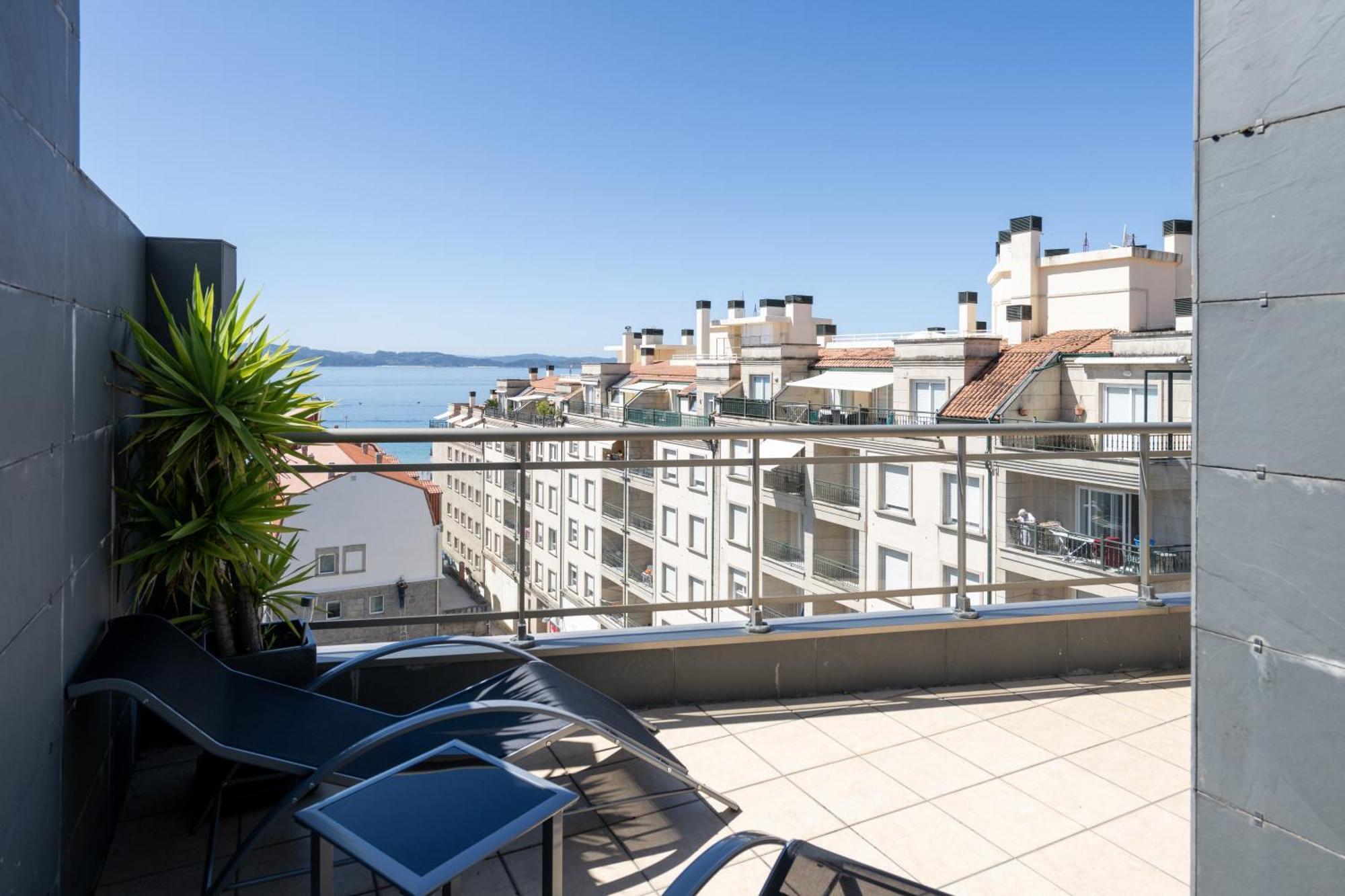 Ferienwohnung Atico De Lux Sanxenxo Exterior foto